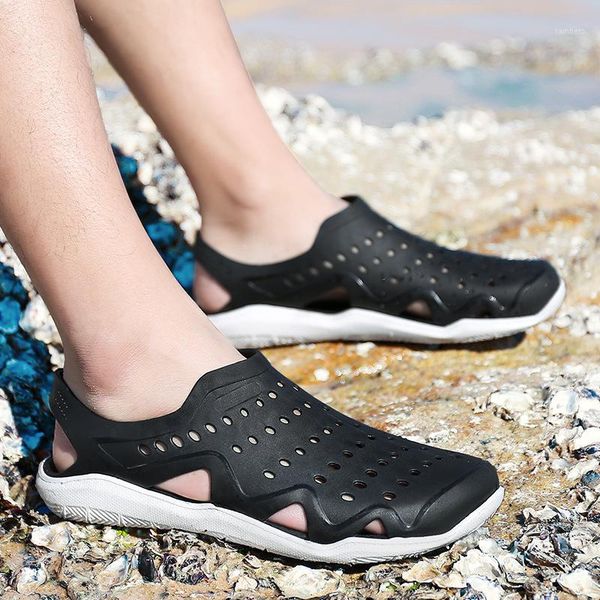 men sandals summer outdoor beach shoes casual garden shoes male 2020 fashion hole water sandalia masculina1, Black
men sandals summer outdoor beach shoes casual garden shoes male 2020 fashion hole water sandalia masculina1, Black