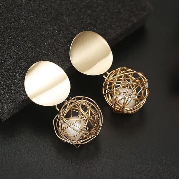 stud fashion ball earrings for women golden color round geometric party wedding gift wholesale ear jewelry, Golden;silver
stud fashion ball earrings for women golden color round geometric party wedding gift wholesale ear jewelry, Golden;silver