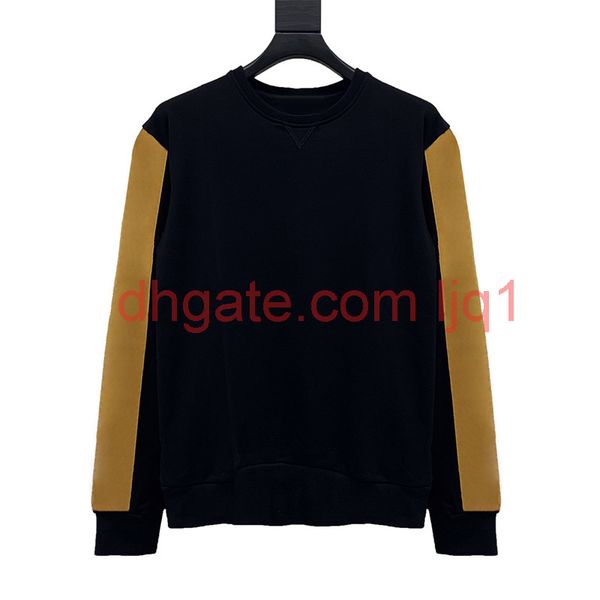 new fashion sweatshirt hoodie couples letter print pullover mens round neck long sleeves with checked pattern on the arm, Black
new fashion sweatshirt hoodie couples letter print pullover mens round neck long sleeves with checked pattern on the arm, Black