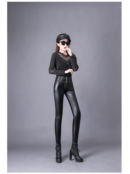 women pants slim solid color skinny high waist pencil pants fashion winter womens club trousers pu leather sexy, Black;white
women pants slim solid color skinny high waist pencil pants fashion winter womens club trousers pu leather sexy, Black;white
