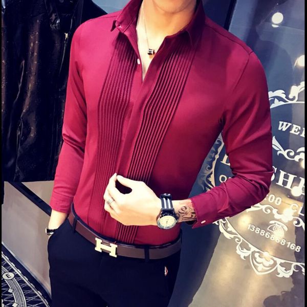 2019 new style fashion male autumn pure cotton slim fit long sleeve shirts/men's lapel business shirt clothes, White;black
2019 new style fashion male autumn pure cotton slim fit long sleeve shirts/men's lapel business shirt clothes, White;black