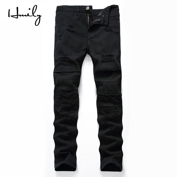 hmily fashion designer jeans men brand ripped jeans denim cotton men casual pants printed youth male pants, Blue
hmily fashion designer jeans men brand ripped jeans denim cotton men casual pants printed youth male pants, Blue