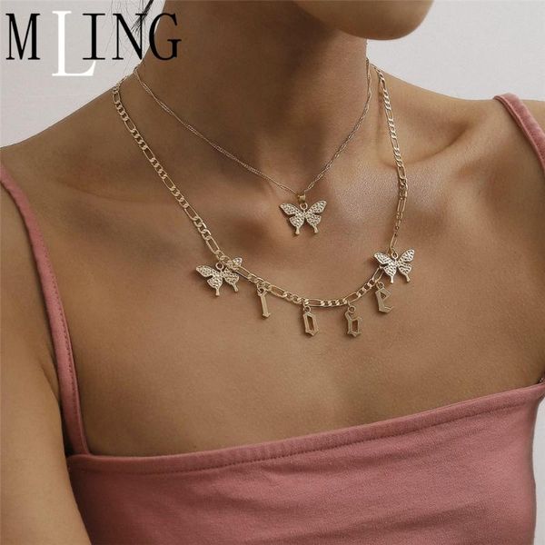 pendant necklaces mling vintage gold animal choker necklace fashion butterfly love letters for women, Silver
pendant necklaces mling vintage gold animal choker necklace fashion butterfly love letters for women, Silver
