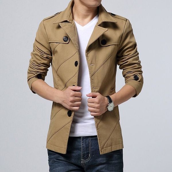 2020 new windbreaker men's mid long spring and autumn thin korean slim fit youth plush jacket casual top, Tan;black
2020 new windbreaker men's mid long spring and autumn thin korean slim fit youth plush jacket casual top, Tan;black