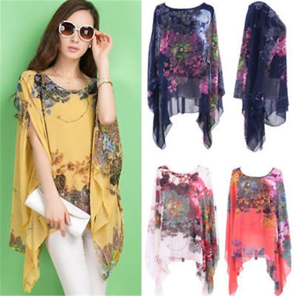 women's blouses & shirts women summer short sleeve casual loose blouse batwing sleeves ladies office chiffon o neck soft 1, White
women's blouses & shirts women summer short sleeve casual loose blouse batwing sleeves ladies office chiffon o neck soft 1, White