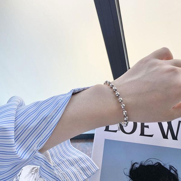 new 925 sterling silver new arrival fashion round beads bracelet thai silver jewelry retro distressed exquisite adjustable, Black
new 925 sterling silver new arrival fashion round beads bracelet thai silver jewelry retro distressed exquisite adjustable, Black
