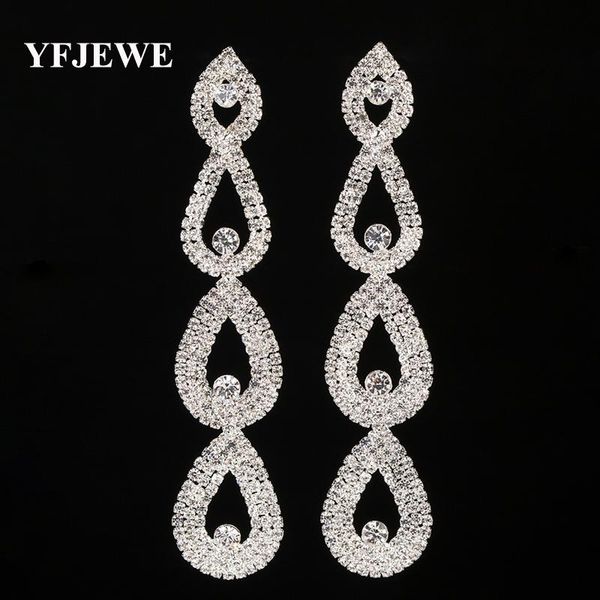 dangle & chandelier yfjewe design christmas gifts fashion luxury crystal drop earrings for women jewelry rhinestone long earring #e430, Silver
dangle & chandelier yfjewe design christmas gifts fashion luxury crystal drop earrings for women jewelry rhinestone long earring #e430, Silver