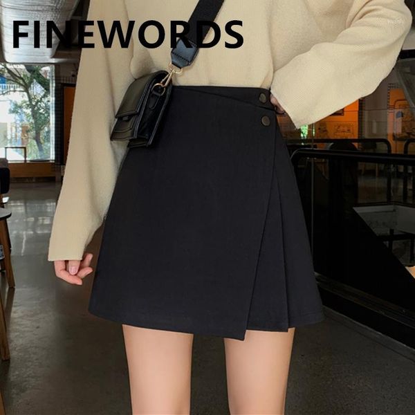 finewords korean black vintage mini skirt summer high waist a line skirts womens harajuku casual autumn side pleated skirts saia1
finewords korean black vintage mini skirt summer high waist a line skirts womens harajuku casual autumn side pleated skirts saia1
