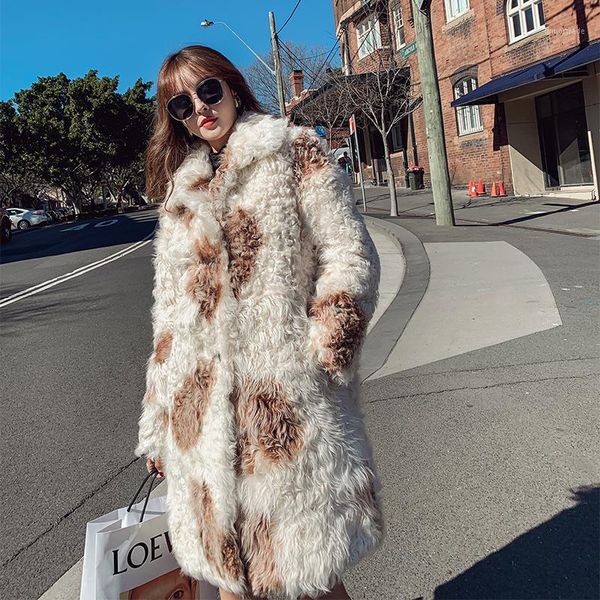 women's fur & faux natural coat winter women clothes 2021 real jacket korean 100% wool female double-faced hiver 960261, Black
women's fur & faux natural coat winter women clothes 2021 real jacket korean 100% wool female double-faced hiver 960261, Black