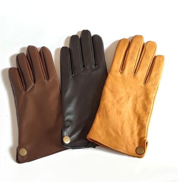 men' natural leather autumn winter thicken warm button gloves male genuine leather sports motorcycle driving gloves r750, Blue;gray
men' natural leather autumn winter thicken warm button gloves male genuine leather sports motorcycle driving gloves r750, Blue;gray