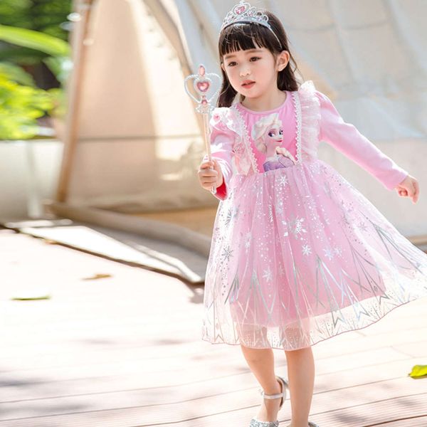 legend of taobao cartoon lace ice snow princs skirt new long sve drs for girls in autumn 2020, Red;yellow
legend of taobao cartoon lace ice snow princs skirt new long sve drs for girls in autumn 2020, Red;yellow