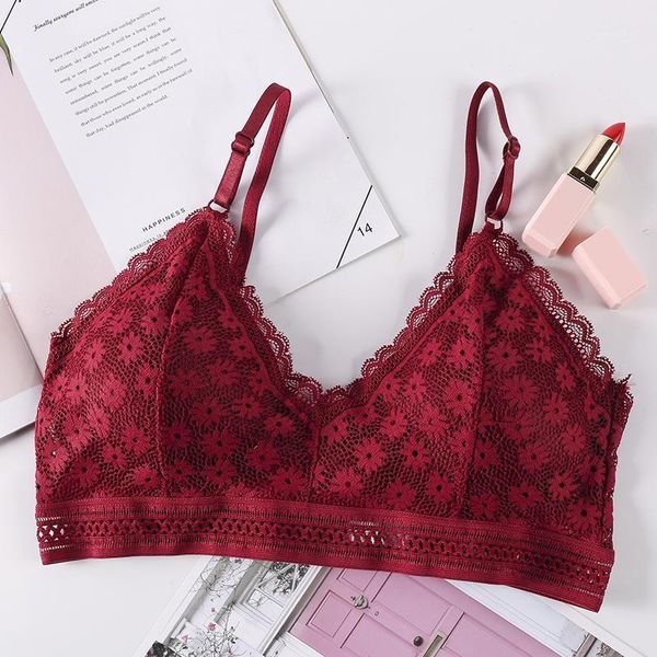soft bras women brassiere seamless deep v bralette lace push up bra wireless thin underwear1, Red;black
soft bras women brassiere seamless deep v bralette lace push up bra wireless thin underwear1, Red;black
