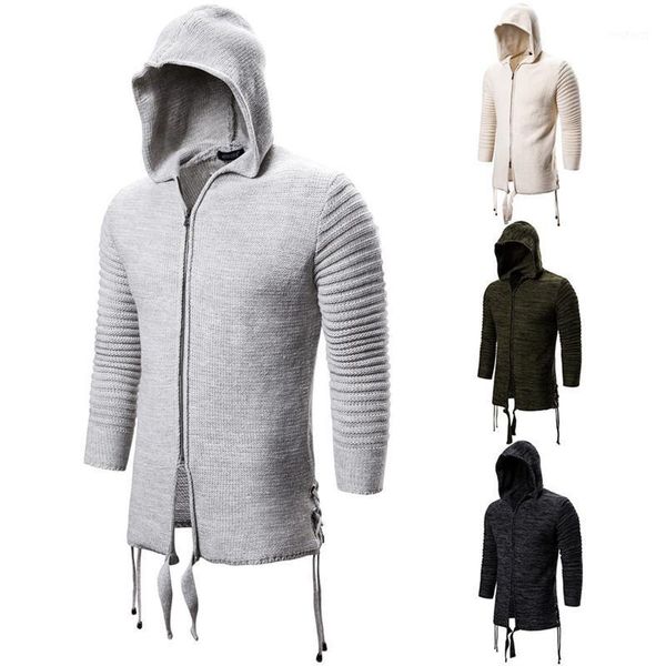 men clothes casual coat beige striped spliced knitted cardigan man full zip mens sweaters warm winter hooded mans sweater male1, Black;brown
men clothes casual coat beige striped spliced knitted cardigan man full zip mens sweaters warm winter hooded mans sweater male1, Black;brown