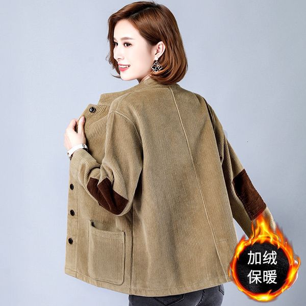 more velvet thicken womanly jacket autumn all-match short fashion female casual coat plus size outerwear r78 fx1j, Black;brown
more velvet thicken womanly jacket autumn all-match short fashion female casual coat plus size outerwear r78 fx1j, Black;brown