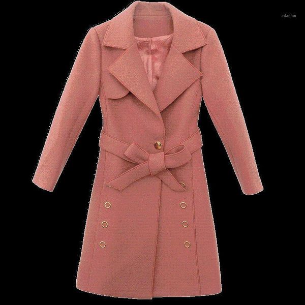 women's wool & blends women's mid length korean version 2021 autumn and winter fashions, wear, slim, woolen coat tide.1, Black
women's wool & blends women's mid length korean version 2021 autumn and winter fashions, wear, slim, woolen coat tide.1, Black