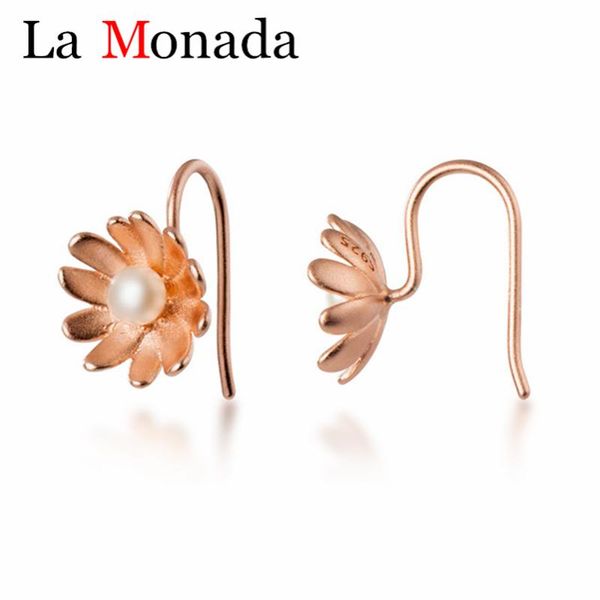 hoop & huggie gold color sweet flower earrings with freshwater pear women authentic 925 sterling silver ear fashion jewelry, Golden;silver
hoop & huggie gold color sweet flower earrings with freshwater pear women authentic 925 sterling silver ear fashion jewelry, Golden;silver