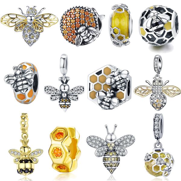 charm 925 sterling crystal bee insect beads fit for bracelets original authentic silver jewelry ecc821 q1218, Black
charm 925 sterling crystal bee insect beads fit for bracelets original authentic silver jewelry ecc821 q1218, Black