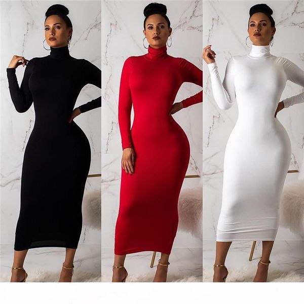 women bandage dress autumn turtleneck slim long sleeve bodycon dress fashion high neck club sheath wrap dresses, Black;gray
women bandage dress autumn turtleneck slim long sleeve bodycon dress fashion high neck club sheath wrap dresses, Black;gray