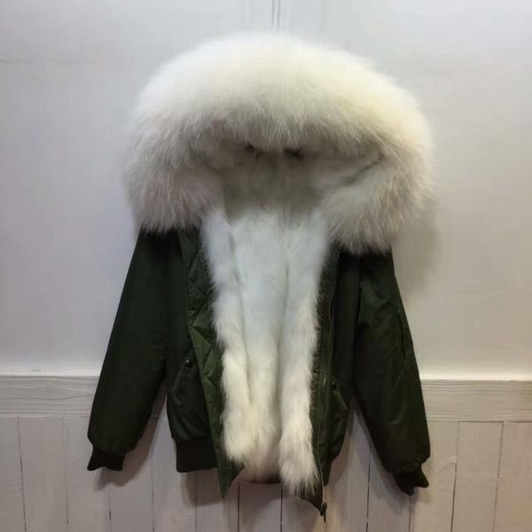 women's fur & faux mini bomber pure jacket, short style rip sleeve thickner &parka mrs mr wear, Black
women's fur & faux mini bomber pure jacket, short style rip sleeve thickner &parka mrs mr wear, Black