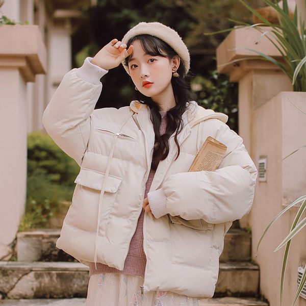 2020 winter korean version of the academy of arts and culture 100 pocket design hit color hooded cotton jacket bread suit fd45, Black
2020 winter korean version of the academy of arts and culture 100 pocket design hit color hooded cotton jacket bread suit fd45, Black