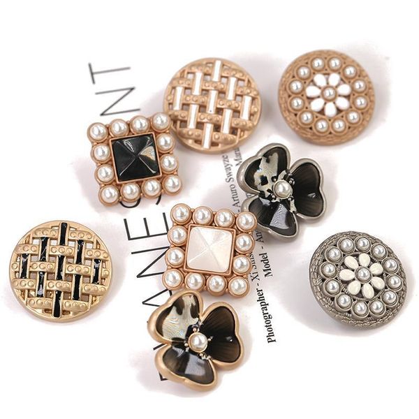 vintage metal gold brand buttons for clothing crafts women coat sew clothes pearl button decorative black needle 22 2 bbyyqc, Blike;white
vintage metal gold brand buttons for clothing crafts women coat sew clothes pearl button decorative black needle 22 2 bbyyqc, Blike;white