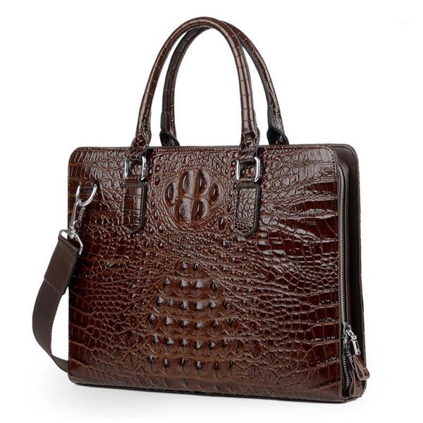 100% cow genuine alligator leather men briefcase bag business handbag lapshoulder bags tote computer natural men briefcase1
100% cow genuine alligator leather men briefcase bag business handbag lapshoulder bags tote computer natural men briefcase1