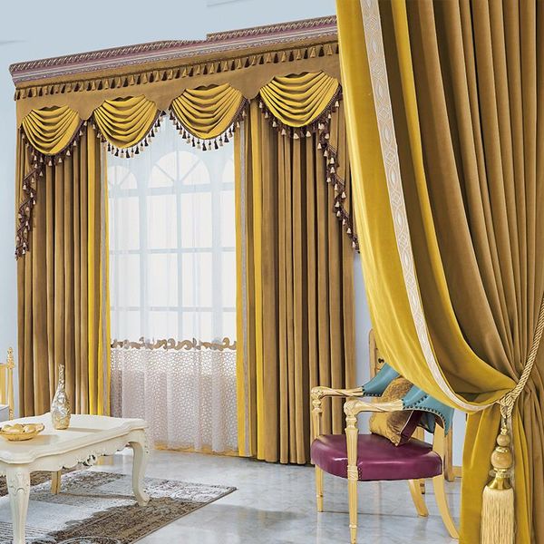 custom curtains simple thick velvet stitching living room gold cloth blackout curtain tulle valance drape b659
custom curtains simple thick velvet stitching living room gold cloth blackout curtain tulle valance drape b659
