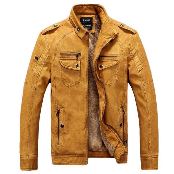 male motorcycle fashion leather jacket men winter pilot leather jackets and coats biker mantel mens faux fur coat brand clothing, Black
male motorcycle fashion leather jacket men winter pilot leather jackets and coats biker mantel mens faux fur coat brand clothing, Black