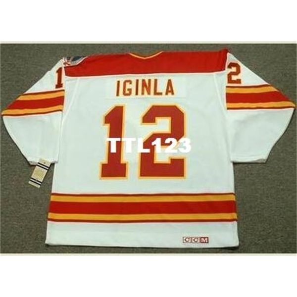 421s #12 jarome iginla calgary flames 1989 ccm vintage retro away hockey jersey or custom any name or number retro jersey, Black
421s #12 jarome iginla calgary flames 1989 ccm vintage retro away hockey jersey or custom any name or number retro jersey, Black