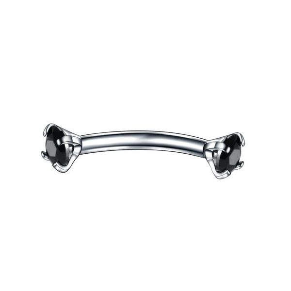 tongue rings 1pc surgical steel curved barbell colorful crystal zircon eyebrow ring piercing lip snug daith helix rook earring q sqcghe, Silver
tongue rings 1pc surgical steel curved barbell colorful crystal zircon eyebrow ring piercing lip snug daith helix rook earring q sqcghe, Silver