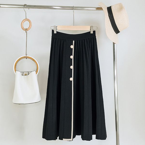 2021 new sherhure autumn knitted long skirts jupe femme saia vintage women high waist a-line pleated black skirt c6n4
2021 new sherhure autumn knitted long skirts jupe femme saia vintage women high waist a-line pleated black skirt c6n4