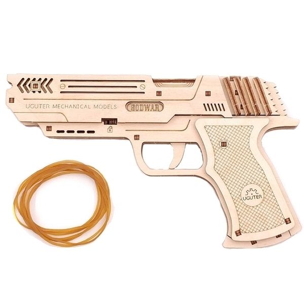 4544wooden model kit handmade mechanical transmission rubber band shooter diy designer 3d puzzle constructor gun toy for kids
4544wooden model kit handmade mechanical transmission rubber band shooter diy designer 3d puzzle constructor gun toy for kids