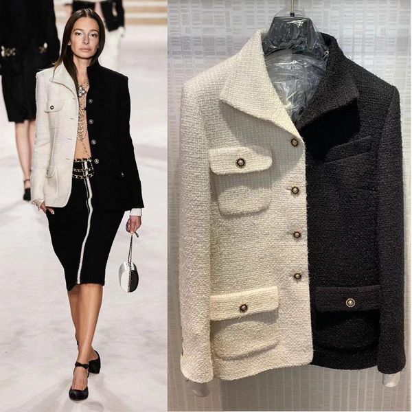 women's wool & blends 2021 amazing tweed abrigos mujer invierno winter coat custom 5xl 6xl manteau femme plus size chaqueta veste, Black
women's wool & blends 2021 amazing tweed abrigos mujer invierno winter coat custom 5xl 6xl manteau femme plus size chaqueta veste, Black