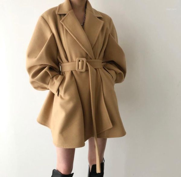 2020 fashion fall winter women's jacket suit tie lapel belt lantern sleeve with cotton warm wool coat coats for women1, Black
2020 fashion fall winter women's jacket suit tie lapel belt lantern sleeve with cotton warm wool coat coats for women1, Black