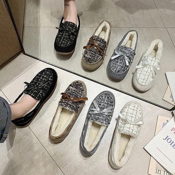 2020 winter women loafers plush slip on shoe woman flats warm loafer bow boat shoes plaid fabric ladies shoe zapatos mujer 8640n #vs41, Black
2020 winter women loafers plush slip on shoe woman flats warm loafer bow boat shoes plaid fabric ladies shoe zapatos mujer 8640n #vs41, Black