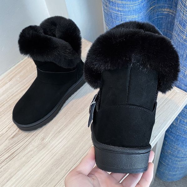 2020 women boots faux suede winter boots shoes woman wedges heels snow boots mid calf winter shoes female booties, Black
2020 women boots faux suede winter boots shoes woman wedges heels snow boots mid calf winter shoes female booties, Black