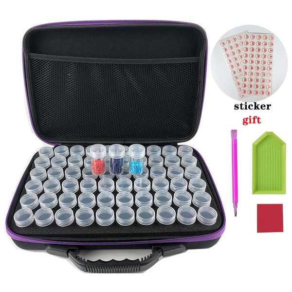 60 bottles painting accessories container storage bag box carry case diamond embroidery tools handbag q1107
60 bottles painting accessories container storage bag box carry case diamond embroidery tools handbag q1107