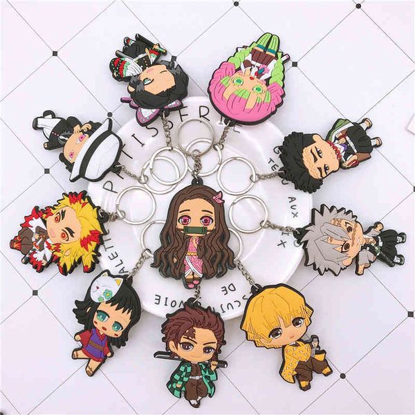 keychains ghost killing blade key chain animation ghost you bean charcoal zhilang ring pvc double sided soft adhesive backpack pendant, Silver
keychains ghost killing blade key chain animation ghost you bean charcoal zhilang ring pvc double sided soft adhesive backpack pendant, Silver