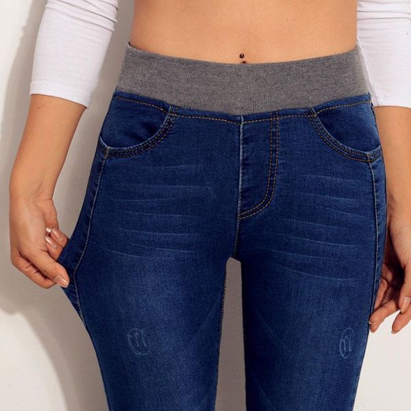 jeans for women mom jeans high waist jeans woman high elastic plus size stretch female washed denim skinny pencil pants, Blue
jeans for women mom jeans high waist jeans woman high elastic plus size stretch female washed denim skinny pencil pants, Blue