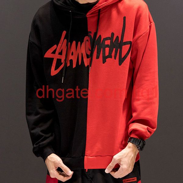 new arrival mens two color stitching hoodies men women featured printing pattern hooded long sleeve pullover cool claw print sweatshirt, Black
new arrival mens two color stitching hoodies men women featured printing pattern hooded long sleeve pullover cool claw print sweatshirt, Black