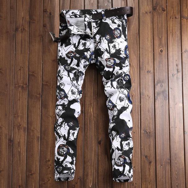fashion men's motorcycle jeans slim fit straight denim pants ripped ny trousers, Black
fashion men's motorcycle jeans slim fit straight denim pants ripped ny trousers, Black