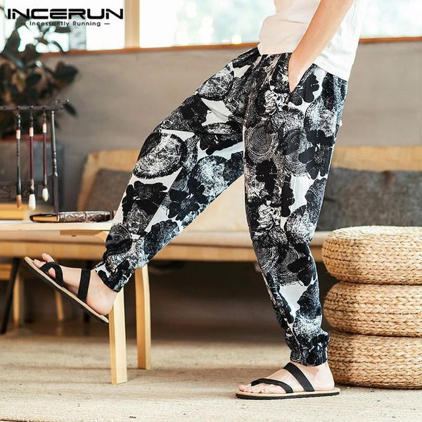 incerun men harem pants printed ethnic style vintage drawstring cotton casual trousers men loose joggers pants streetwear s-5xl1, Black
incerun men harem pants printed ethnic style vintage drawstring cotton casual trousers men loose joggers pants streetwear s-5xl1, Black