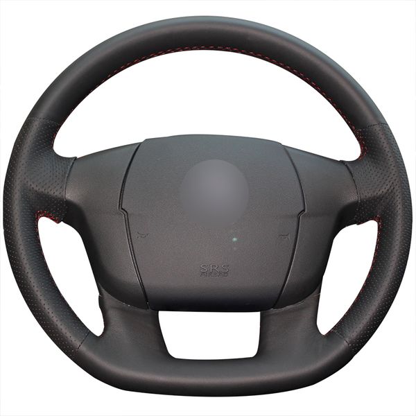 hand-stitched black artificial leather anti-slip car steering wheel cover for c4 c4l
hand-stitched black artificial leather anti-slip car steering wheel cover for c4 c4l