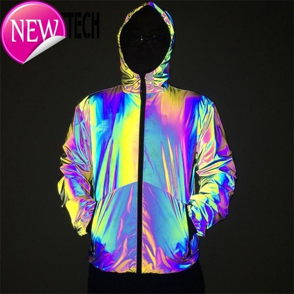 autumn winter 2020 new night colorful hooded reflective jacket men casual windbreaker man hip hop jackets and coats dropshipping, Black
autumn winter 2020 new night colorful hooded reflective jacket men casual windbreaker man hip hop jackets and coats dropshipping, Black