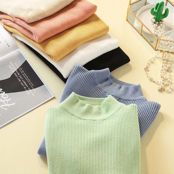 solid plain round neck autumn winter sweater female elasticity pullovers casual thin knitted sweater for women, White;black
solid plain round neck autumn winter sweater female elasticity pullovers casual thin knitted sweater for women, White;black