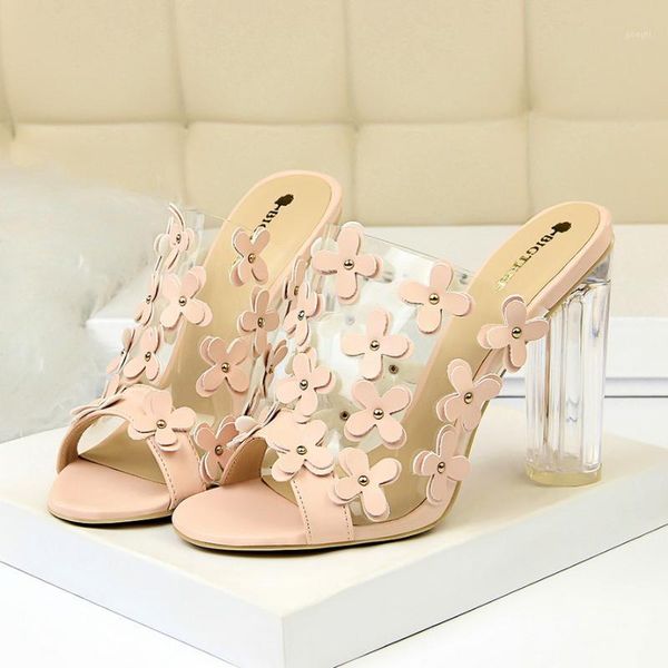 slippers korean version of fashion transparent and crystal with small flowers sweet beauty shoes summer high-heeled sandals a1, Black
slippers korean version of fashion transparent and crystal with small flowers sweet beauty shoes summer high-heeled sandals a1, Black
