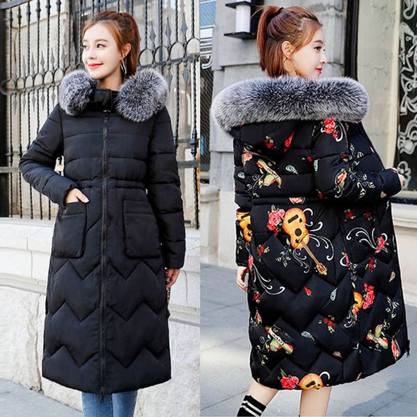 2021 newwinter both sides wear x-long jacket women plus size hooded fur collar slim thick coats chaquetas mujer rv7o, Black
2021 newwinter both sides wear x-long jacket women plus size hooded fur collar slim thick coats chaquetas mujer rv7o, Black