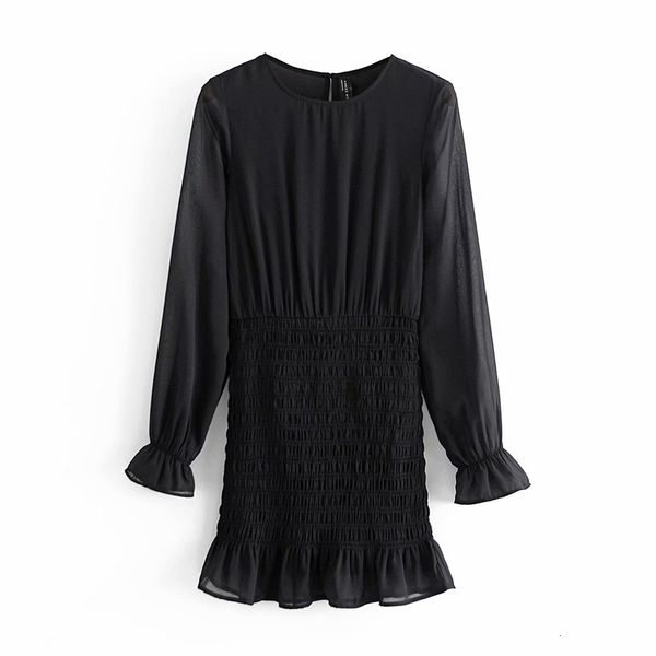 2021 new elegant women draped elastic patchwork es autumn fashion ladies o-neck sweet female chic slim mini vestidos 6owa, Black;gray
2021 new elegant women draped elastic patchwork es autumn fashion ladies o-neck sweet female chic slim mini vestidos 6owa, Black;gray