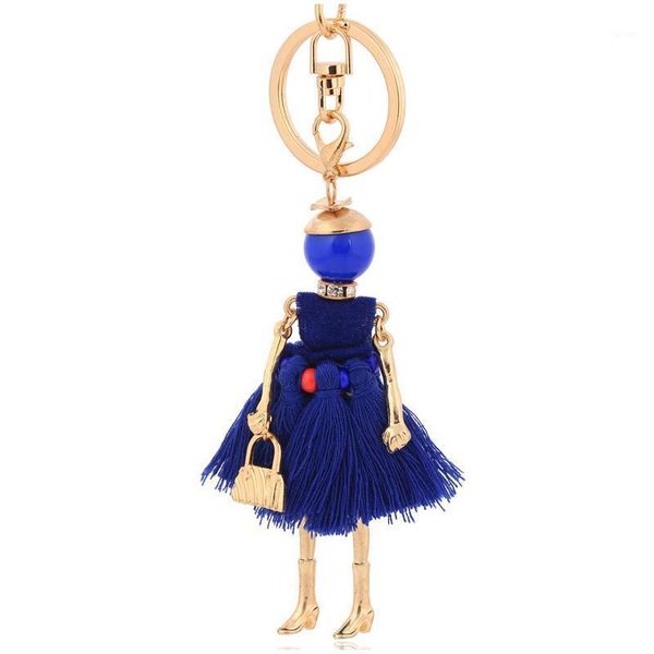 fashion women bag blue tassel keychain 2020 statement car key chain charm pendant jewelry selling1, Silver
fashion women bag blue tassel keychain 2020 statement car key chain charm pendant jewelry selling1, Silver