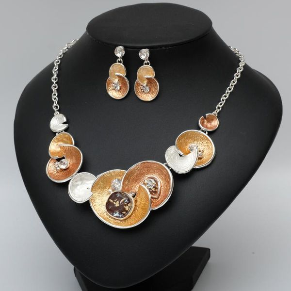 vintage statement jewelry sets bohemian bib enamel necklace earrings party wedding costume accessories collar for women, Silver
vintage statement jewelry sets bohemian bib enamel necklace earrings party wedding costume accessories collar for women, Silver
